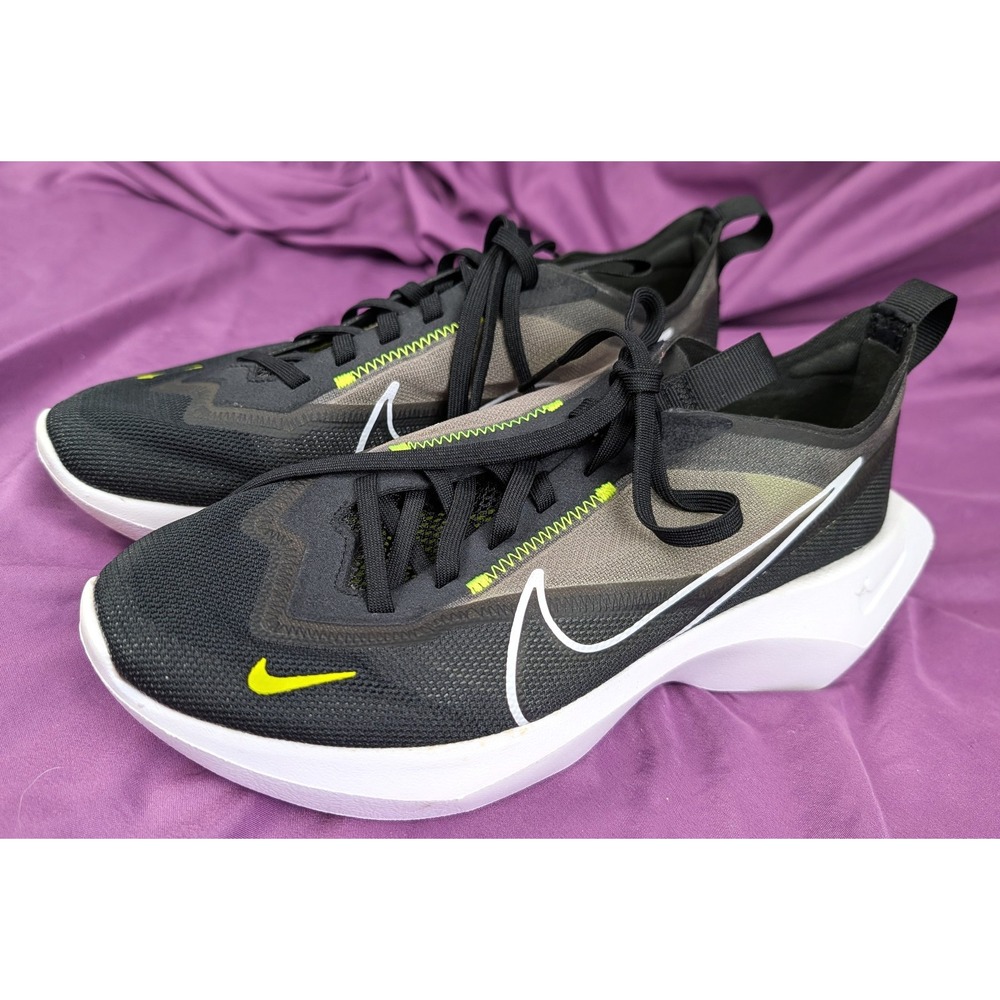 Nike Vista Lite Womens Sz 9 Black Lime Volt White Running Sneakers CI0905-001 - Picture 2 of 14